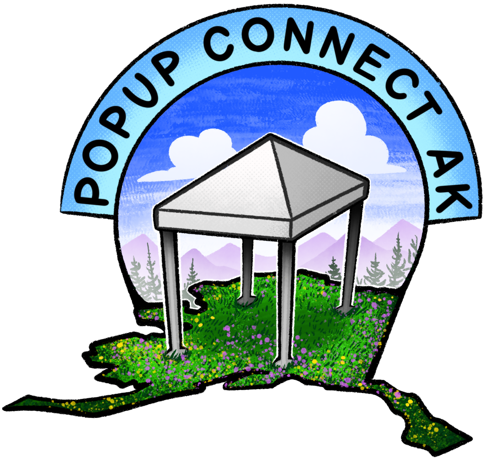 PopUp Connect AK Logo